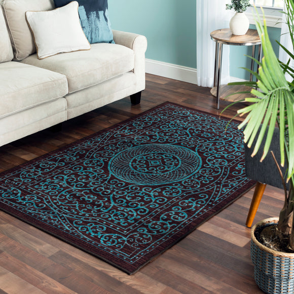 Linden Home Reversible Area Rug “Mallory”