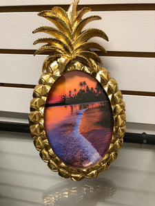 5X7" Gold Exotic Pineapple Picture Frame SET OF 16