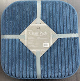 Stripe Memory Foam 2PK Chair Pads