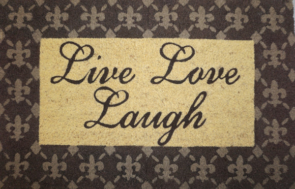 Live Love Laugh Welcome Mat