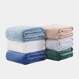 "Hampton" Flannel Fleece Blanket by Springmaid. New!